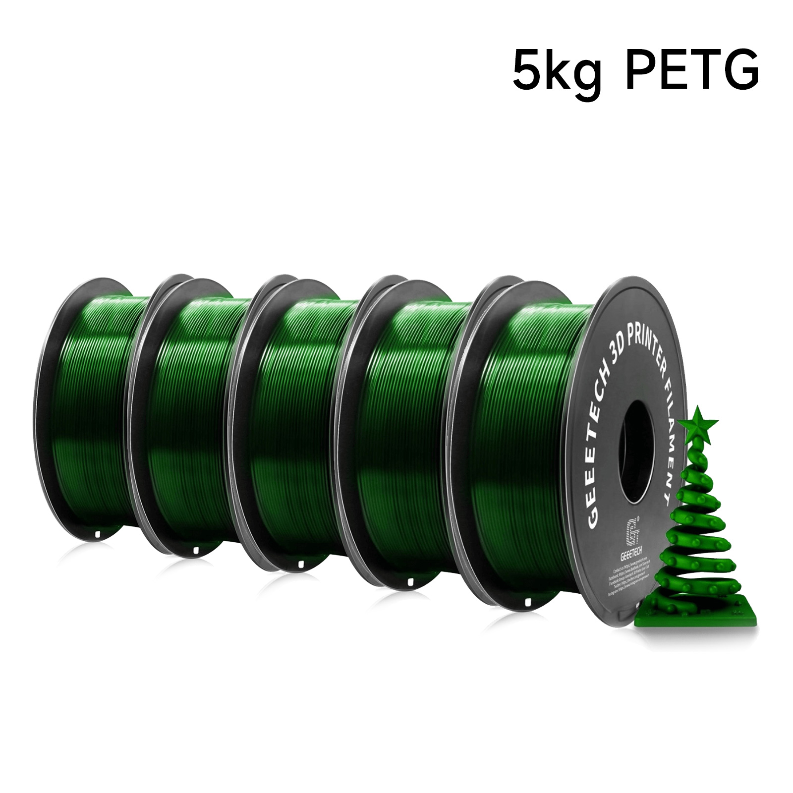 3D Printing Warehouse - Geeetech 5kg PETG 1.75mm Filament for