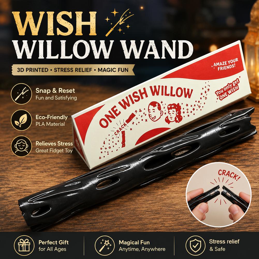 3D Printing Gif - 3D Printed Wishing Willow Tree Figurine
