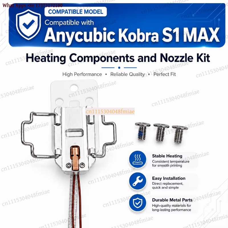 3D Printer Hotend Kit - Anycubic Kobra S1 MAX Heating Nozzle