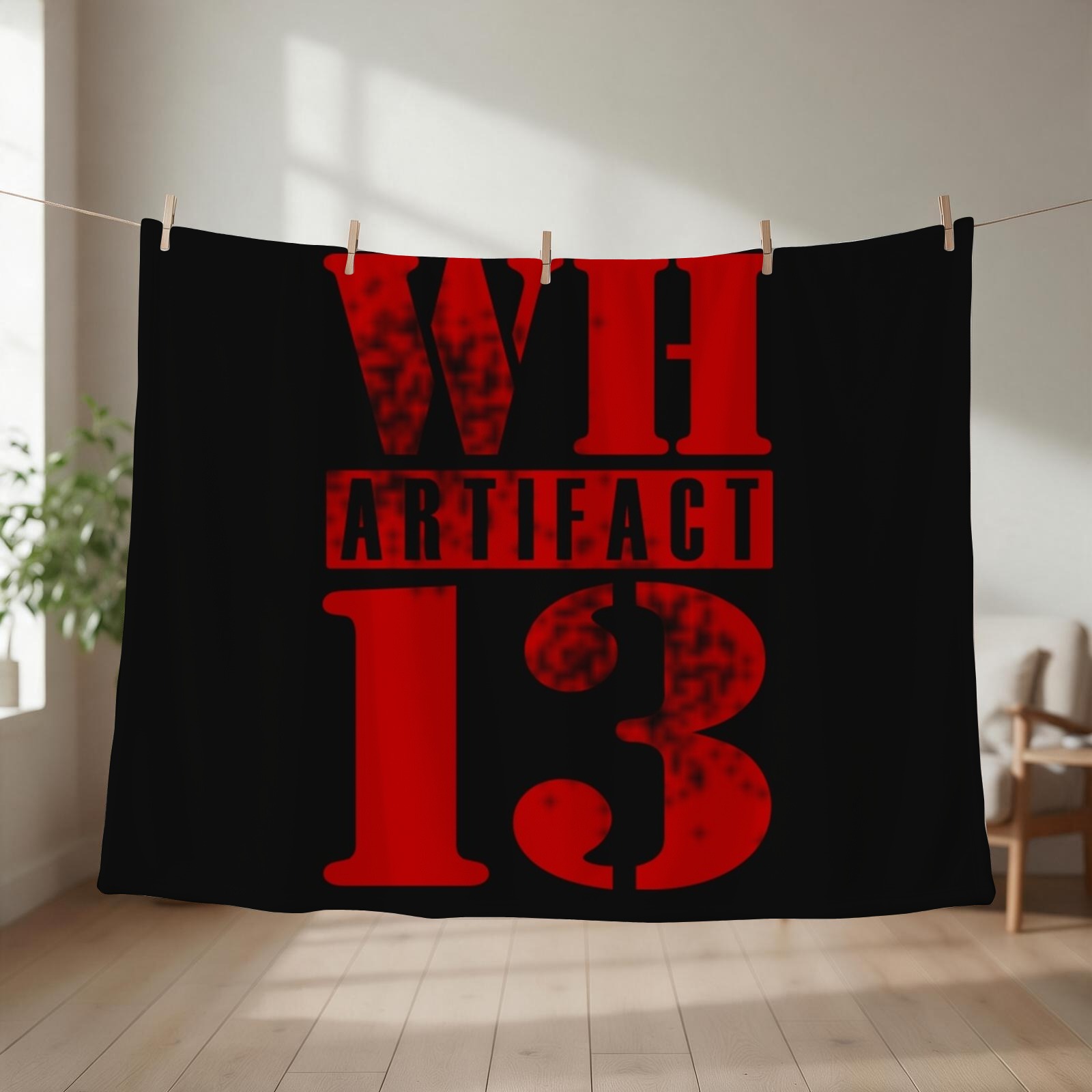 3D Printing Warehouse - Warehouse 13 T-ShirtWH13 Artifact Throw Blanket