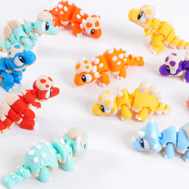 3D Printed Cartoon Tyrannosaur - đánh giá và giá 3D Printing Gif