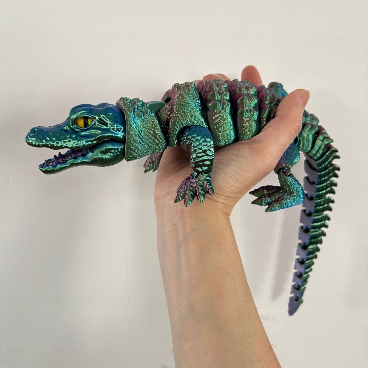 3D Printed Crocodile with Inte - đánh giá và giá 3D Printing Gif