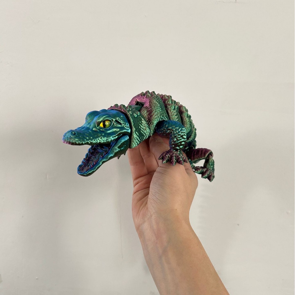 3D Printed Crocodile with Inte - đánh giá và giá 3D Printing Gif