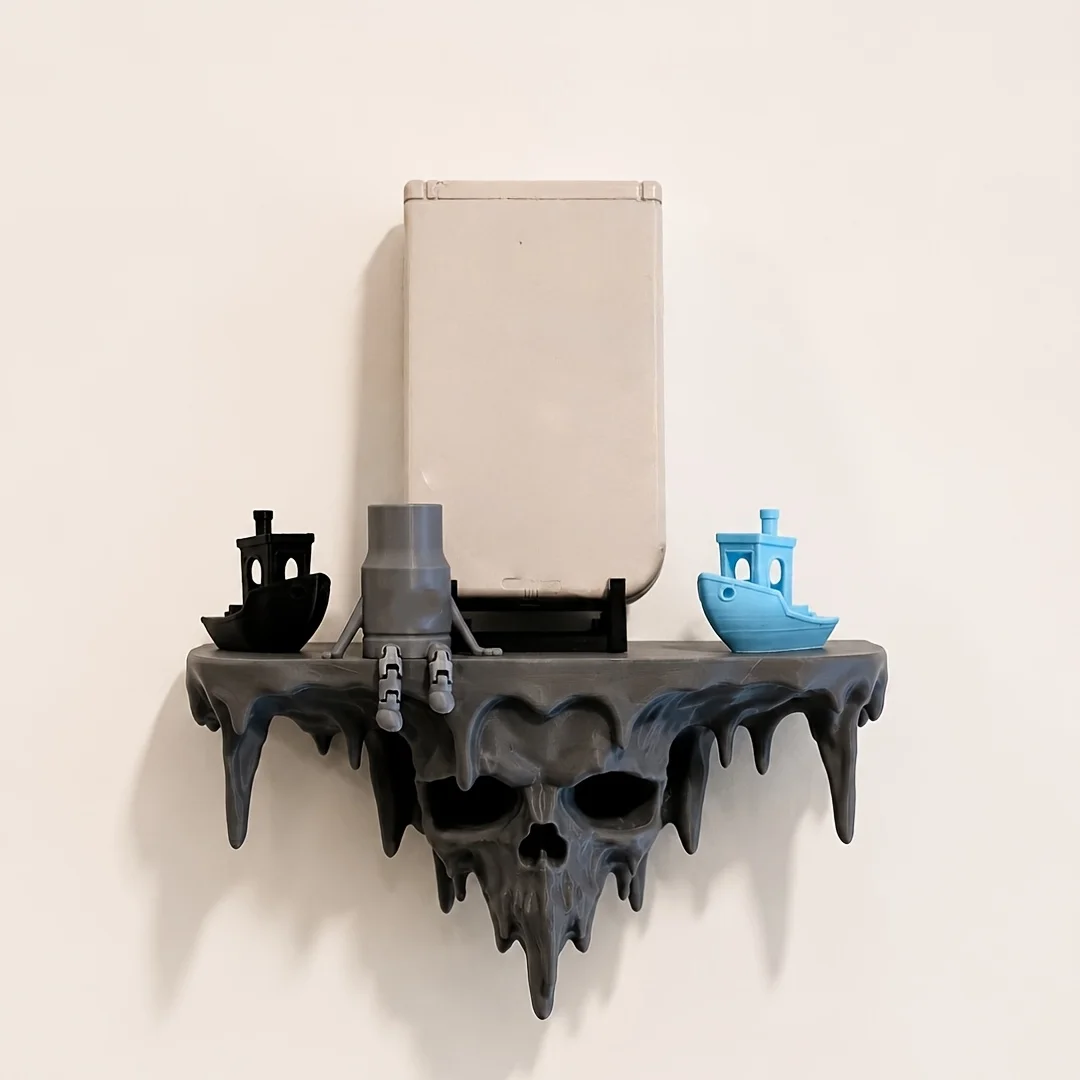 New 3D-Printed Melting Skull F - đánh giá và giá 3D Printing Drawing