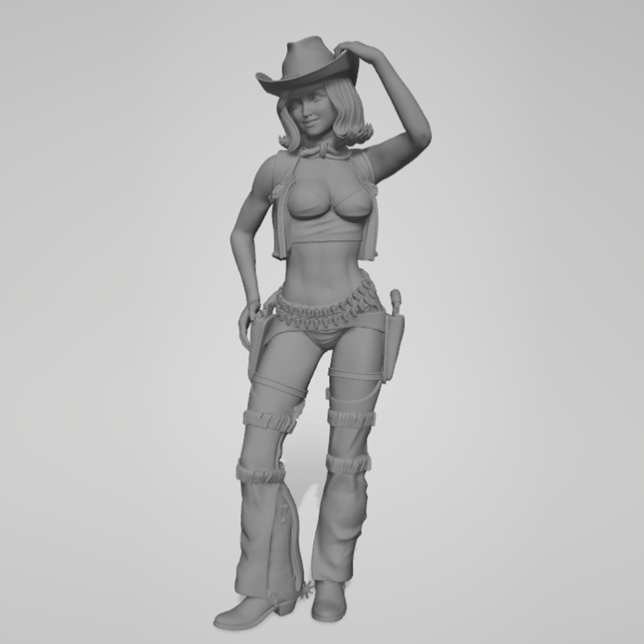 1/24 1/18 1/12 cowboy girl Una - đánh giá và giá 3D Printing Liquid