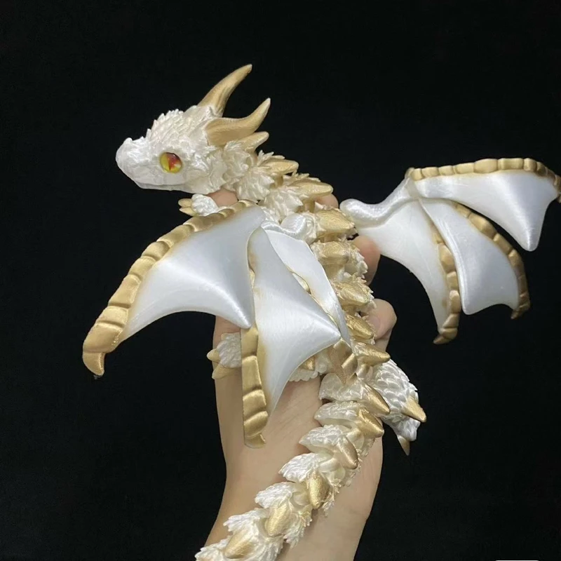 1pc 3d Printed Dragon With Win - đánh giá và giá 3D Printing Gif