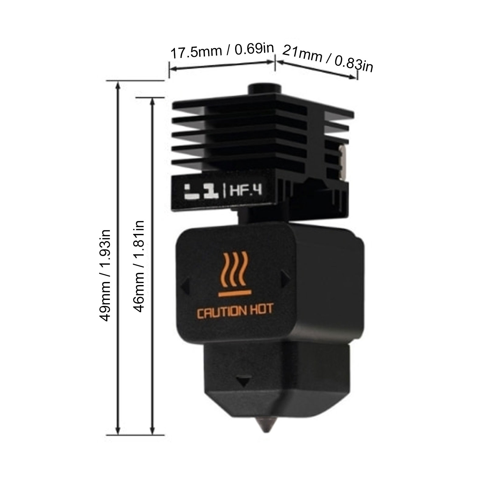 High Flow Hotend Replacement f - đánh giá và giá 3D Printing Bambu Lab