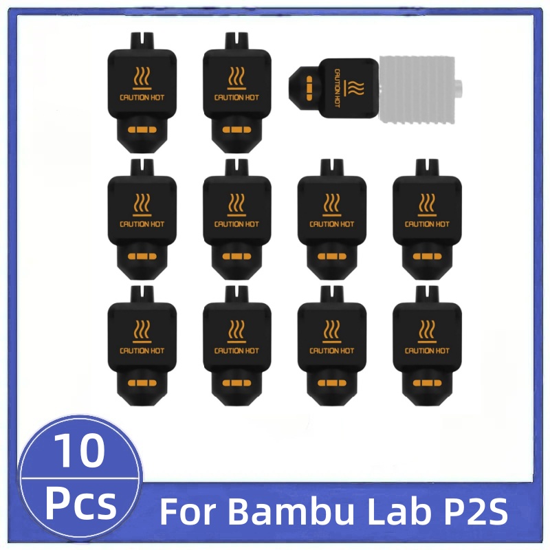10Pcs Black Silicone Sock for  - đánh giá và giá 3D Printing Bambu Lab