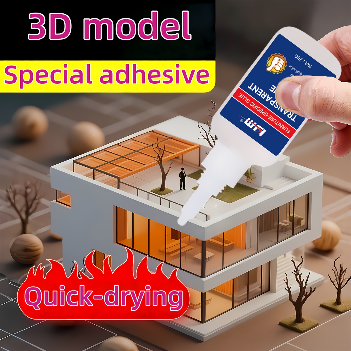Quick Dry Transparent Adhesive - đánh giá và giá 3D Printing Glue Stick