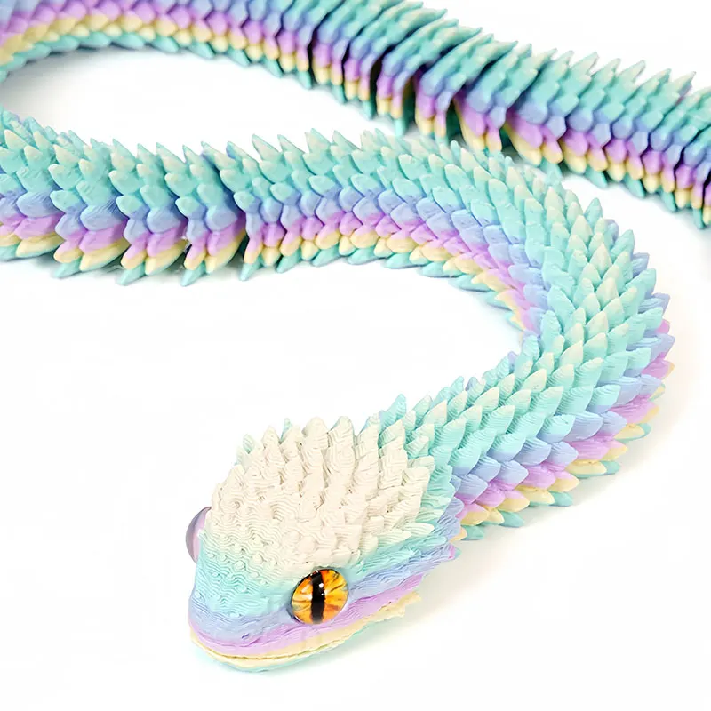 3D Printed Snake Rotatable Art - đánh giá và giá 3D Printing Gif