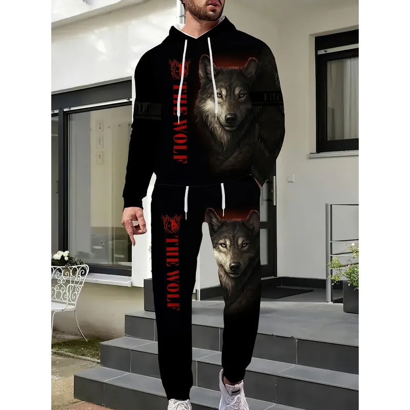 Men's Fashion Sweater Set Wolf - đánh giá và giá 3D Printing Design