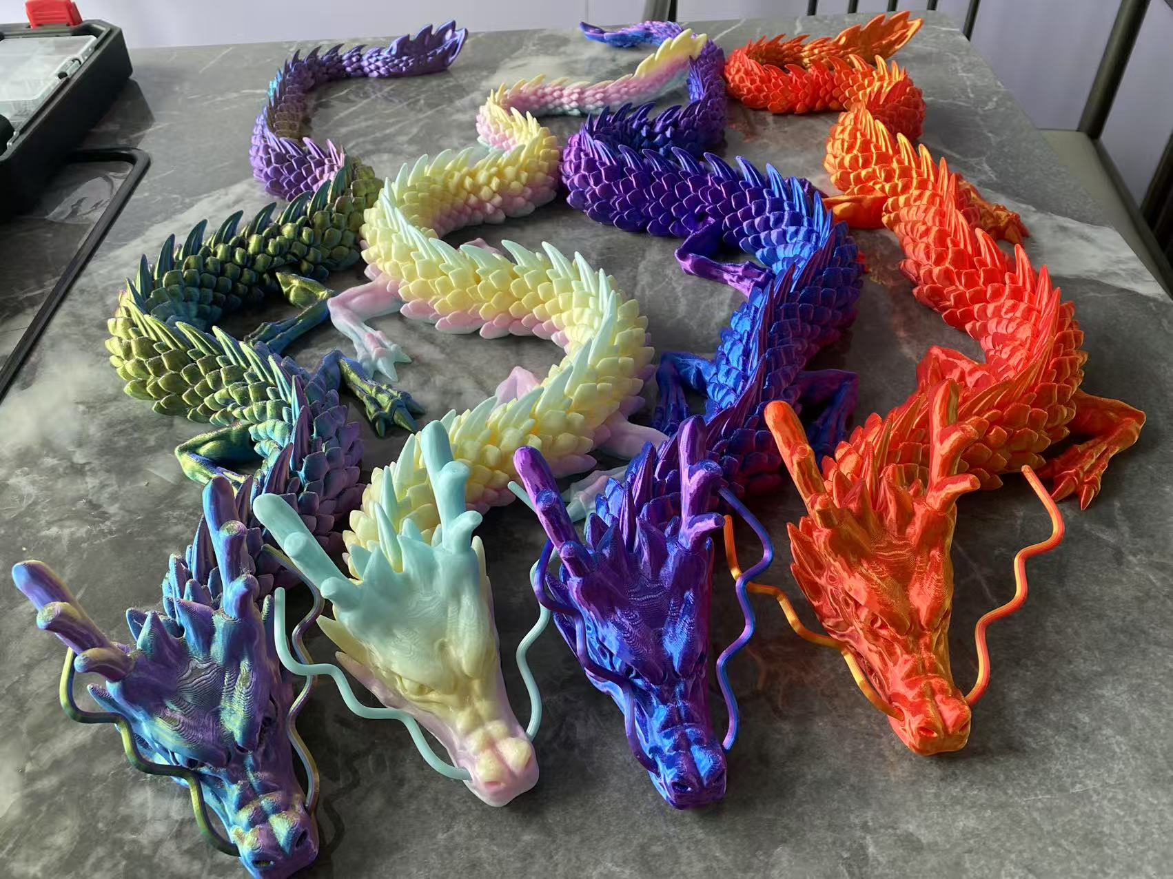 60cm 3D Printing Dragon Toy Ch - đánh giá và giá 3D Printing Gif