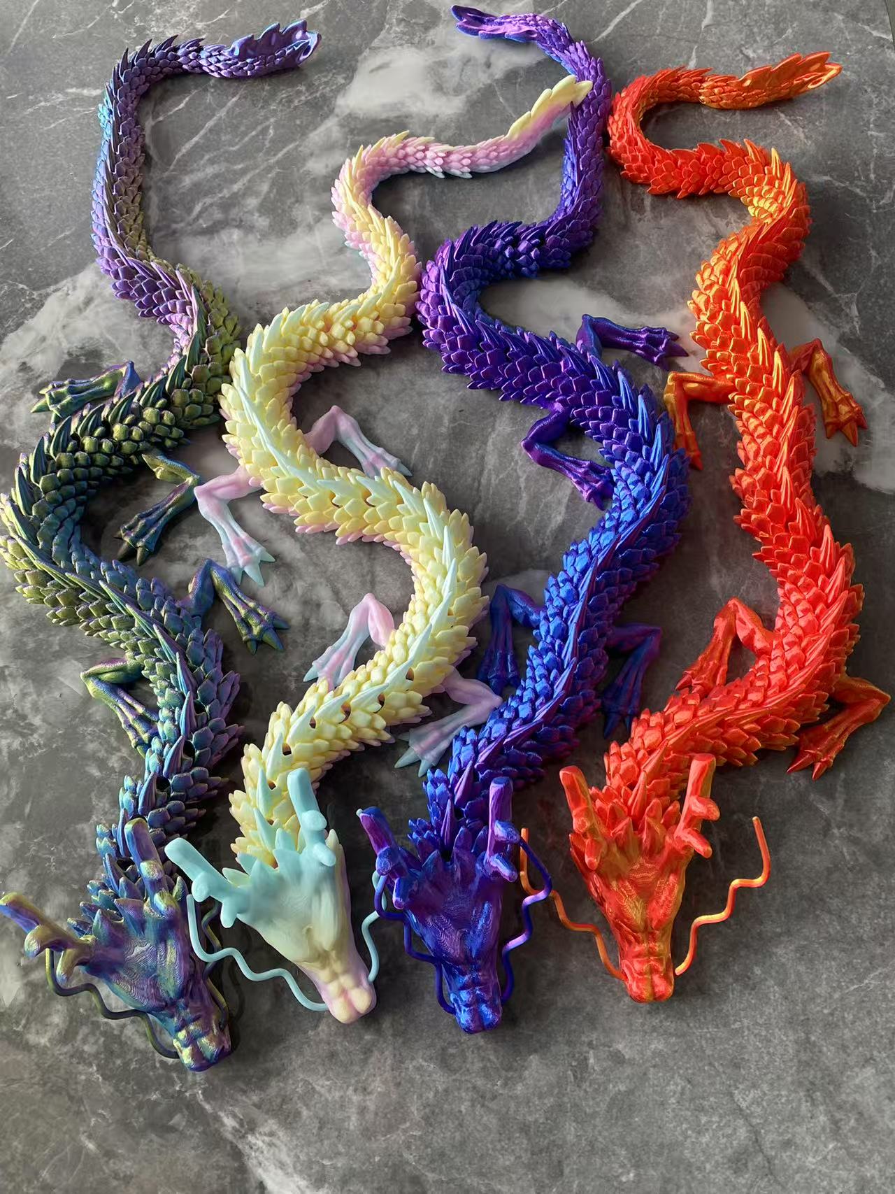 60cm 3D Printing Dragon Toy Ch - đánh giá và giá 3D Printing Gif