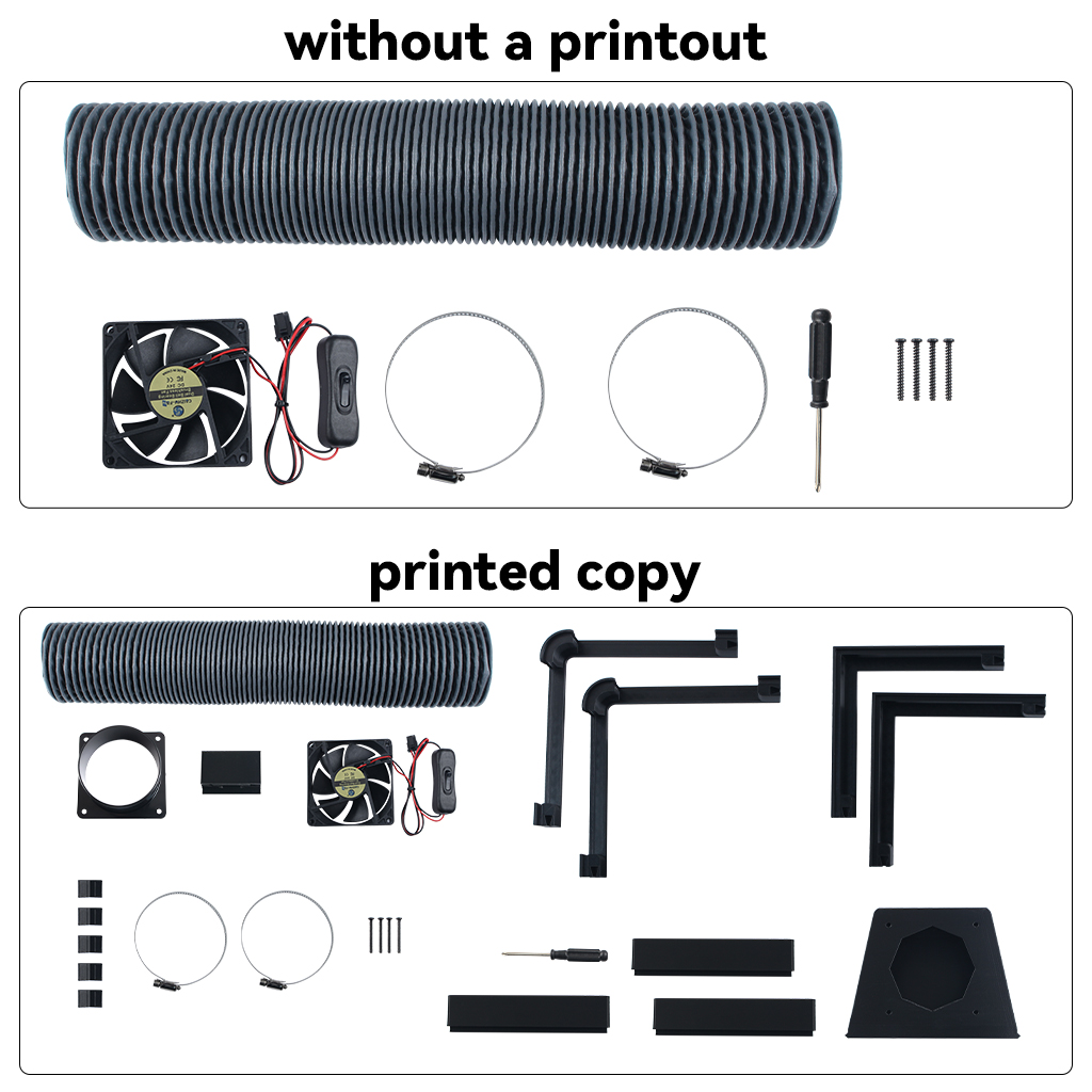 External Exhaust Fan Kit for B - đánh giá và giá 3D Printing Bambu Lab