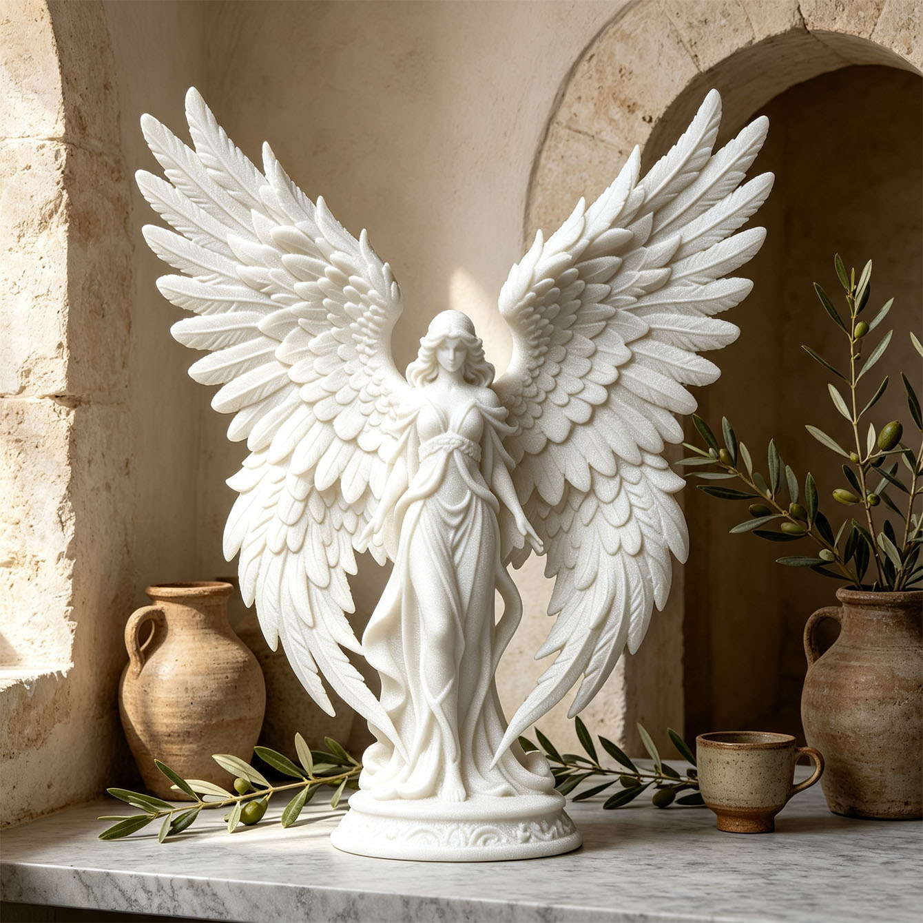 Light Luxury 3D Printed Angel  - đánh giá và giá 3D Printing Liquid