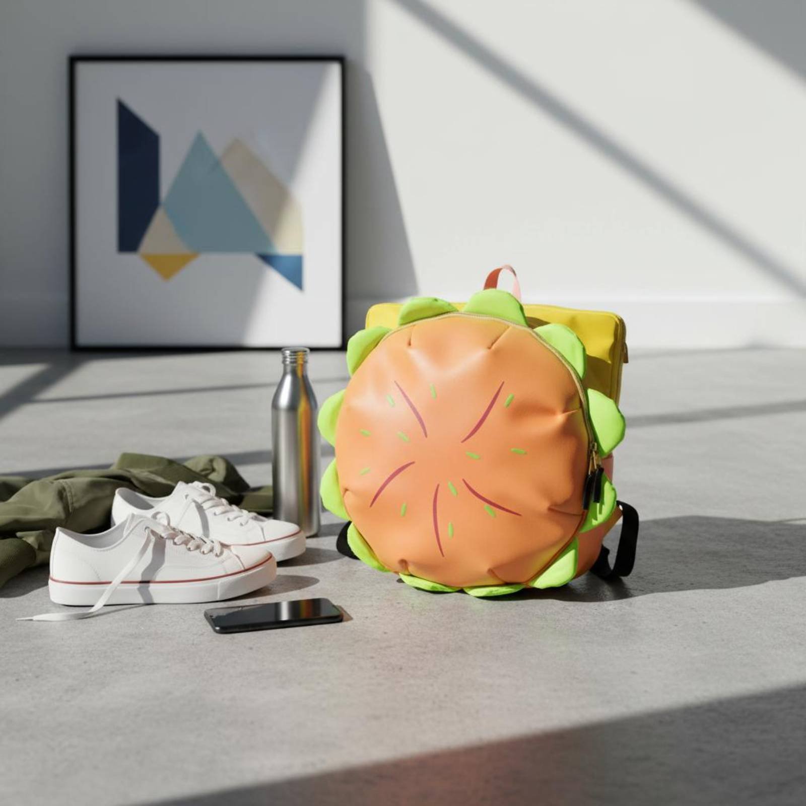 Hamburger Backpack Cute Cartoo - đánh giá và giá 3D Printing Design