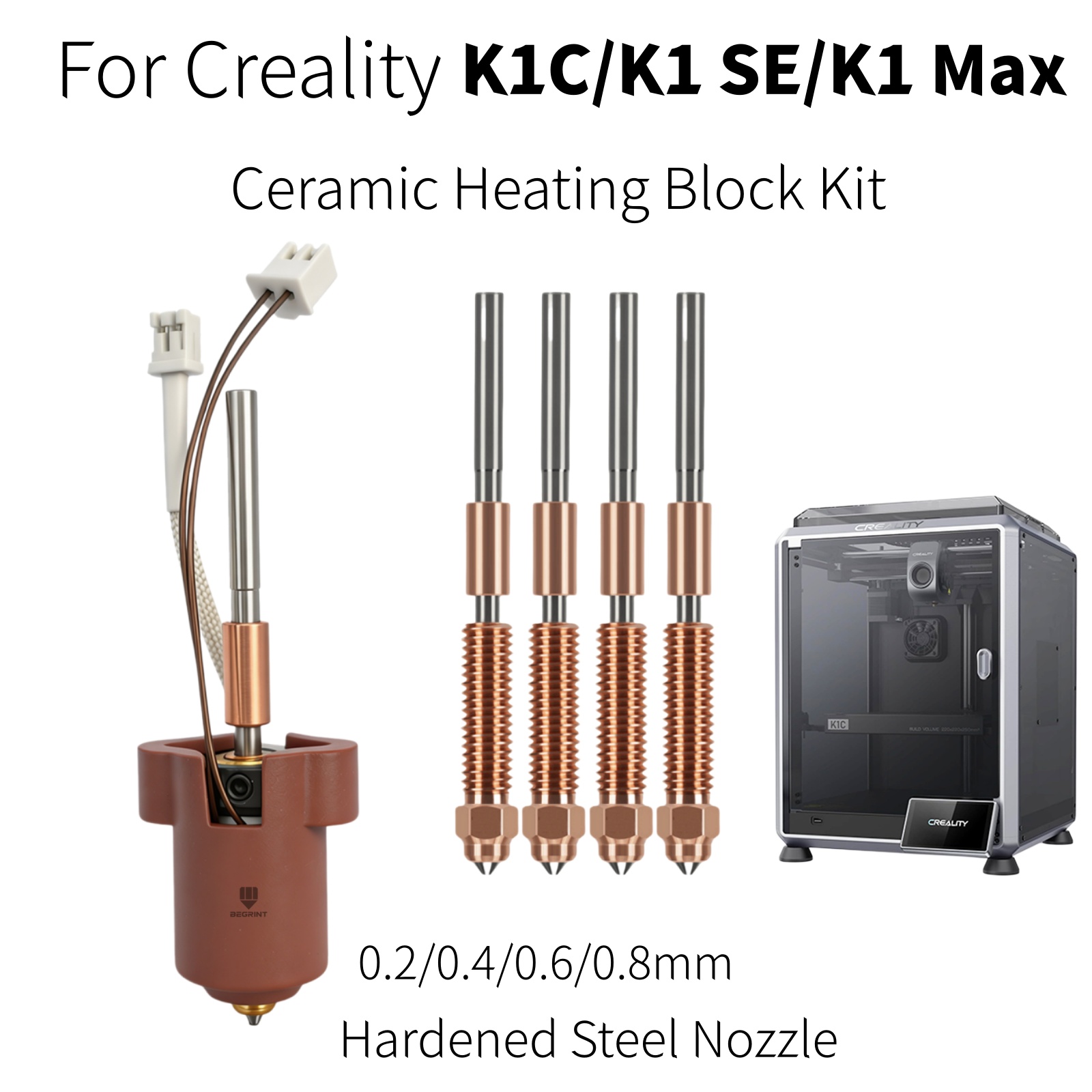 For Creality K1C K1 MAX Hotend - đánh giá và giá 3D Printer Hotend Kit