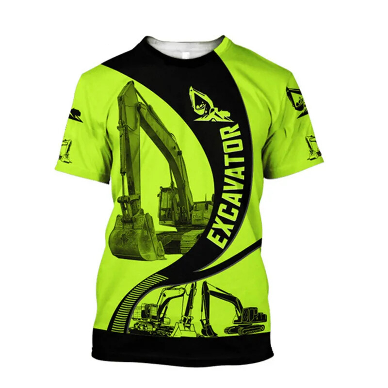 Excavator 3D Print T-shirt For - đánh giá và giá 3D Printing Nerd