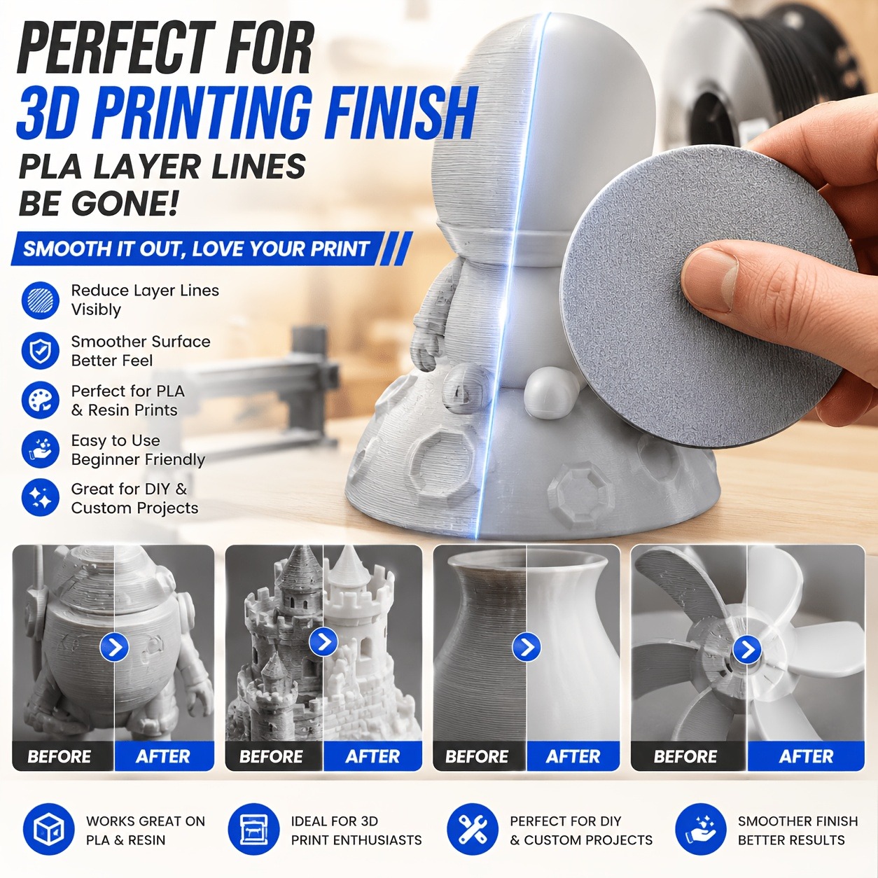 3D Printing Resin Polishing Pa - đánh giá và giá 3D Printing Nerd